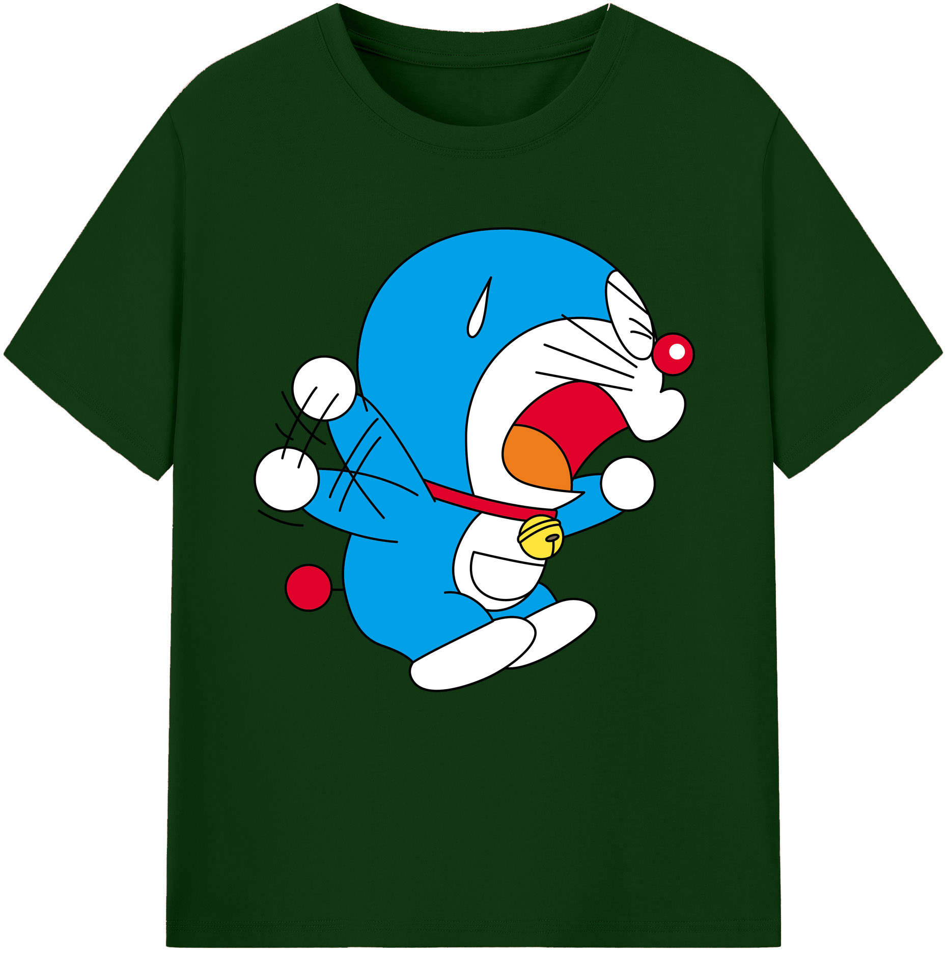 （画像用） ドラえもん Doraemon 綿100％半袖Tシャツ（フロントプリント）